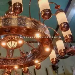 Keindahan Lampu Nabawi Tembaga Rosegold